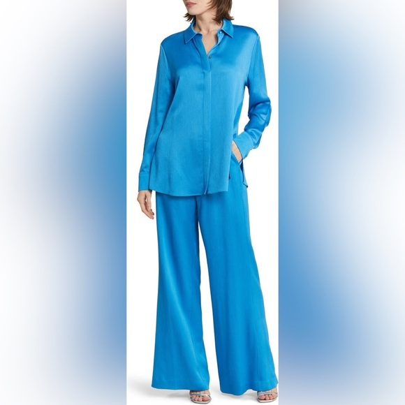 Kobi Halperin Crinkled Wide Leg Pants - Picture 8 of 8